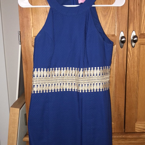 Blue Lilly Pulitzer Dress - Picture 3 of 5